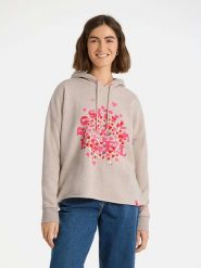 LIEBLINGSSTÜCK Bluza "Izzy" w kolorze beżowym rozmiar: XXL. Brązowe bluzy LIEBLINGSSTÜCK, xxl, bez wzorów, bez ramiączek, z kapturem. Za 297.26 zł.