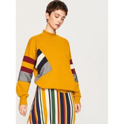 Bluza z kolorowymi paskami - Żółty. Bluzy bez kaptura marki Reserved. Za 89.99 zł.