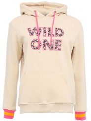 Zwillingsherz Bluza "Dorota" w kolorze beżowym rozmiar: L/XL. Brązowe bluzy Zwillingsherz, l, bez wzorów, bez ramiączek, z kapturem. Za 220.12 zł.