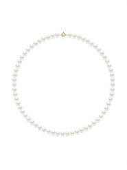 Pearline Naszyjnik w kolorze białym z perłami - dł. 42 cm rozmiar: onesize. Białe naszyjniki Pearline, z materiału, z perłą, złote. Za 347.99 zł.
