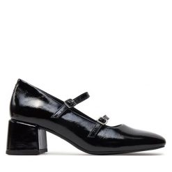 Czółenka Vagabond Shoemakers. Czarne czółenka Vagabond Shoemakers, bez wzorów, bez obcasa, bez zapięcia. Za 449.99 zł.