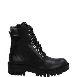 WORKERY DAMSKIE C209 VITEL NERO. Botki Venezia, bez wzorów, ze skóry, bez obcasa, bez zapięcia. Za 319.00 zł.