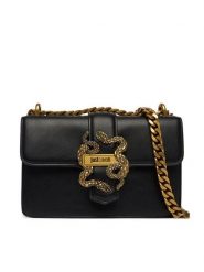 Just Cavalli Torebka 80RA4BAF ZSA89 Czarny. Czarne kopertówki Just Cavalli, bez wzorów, ze skóry, wizytowe, bez dodatków. Za 782.99 zł.