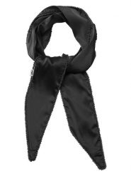 Becksöndergaard Chusta "Luster" w kolorze czarnym - 170 x 8 cm rozmiar: onesize. Czarne chusty Becksöndergaard, bez wzorów, z materiału. Za 100.99 zł.