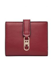 Tommy Hilfiger Portfel Th Libre Bifold AW0AW18934 Czerwony. Czerwone portfele Tommy Hilfiger, bez wzorów, ze skóry. Za 269.99 zł.