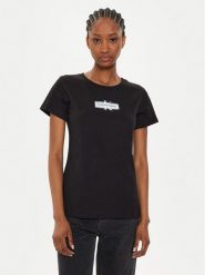 Calvin Klein Jeans T-Shirt Faded Monologo J20J223625 Czarny Slim Fit. Czarne t-shirty Calvin Klein Jeans, xs, bez wzorów, z bawełny, bez kołnierzyka, bez ramiączek. Za 99.99 zł.