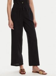 Vero Moda Spodnie materiałowe Caia 10333796 Czarny Wide Leg. Czarne spodnie materiałowe Vero Moda, bez wzorów, z bawełny. Za 129.99 zł.