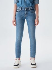 LTB Dżinsy - Skinny fit - w kolorze niebieskim rozmiar: W26/L32. Niebieskie jeansy LTB, l, z aplikacjami, klasyczne. Za 83.62 zł.