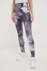 Adidas Performance legginsy treningowe Training Essentials damskie kolor szary wzorzyste. Szare legginsy adidas Performance, bez wzorów, z dzianiny. W wyprzedaży za 179.99 zł.