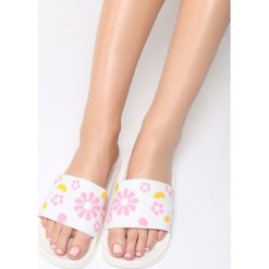 Białe Klapki Flowered Garden. Klapki marki NABAIJI. Za 59.99 zł.