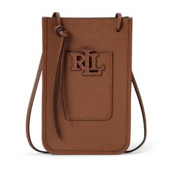 Torebka LAUREN RALPH LAUREN. Brązowe listonoszki Lauren Ralph Lauren, bez wzorów, bez dodatków. Za 569.99 zł.