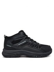 Skechers Trekkingi Waterproof Relaxed Fit: Trego - Ashaway 180336/BKCC Czarny. Czarne buty trekkingowe Skechers, ze skóry, bez zapięcia. Za 479.99 zł.