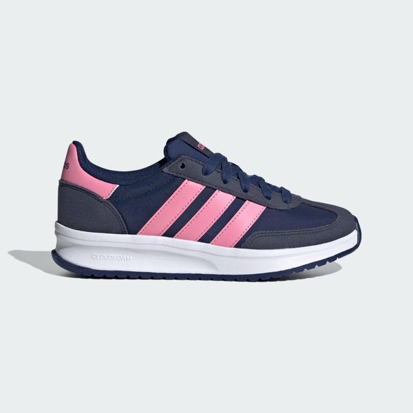 Buty Run 70s 2.0. Czerwone buty trekkingowe adidas, bez wzorów, z materiału, bez zapięcia, do biegania. W wyprzedaży za 214.50 zł.