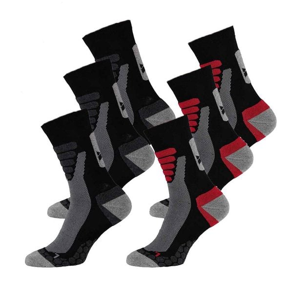 Skarpety turystyczne Xtreme 6-pack Multi Czarny. Czarne skarpetki XTREME SOCKSWEAR, bez wzorów. Za 194.99 zł.
