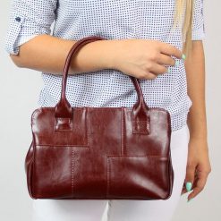 Torebka skórzana damska kuferek DAN-A T171 koniakowa. Torebki klasyczne DAN-A, bez wzorów, ze skóry, eleganckie, bez dodatków. Za 259.99 zł.