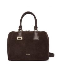 Furla Torebka Olivia M Boston Bag WB02148 BX4018 3244S Brązowy ciemny. Brązowe torebki klasyczne Furla, bez wzorów, ze skóry, bez dodatków. Za 1,709.00 zł.