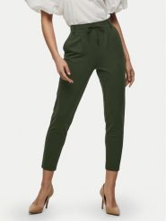 ONLY Spodnie materiałowe Poptrash 15115847 Khaki Regular Fit. Brązowe spodnie materiałowe ONLY, bez wzorów, z materiału. Za 129.99 zł.