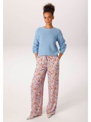 Aniston Spodnie w kolorze pomarańczowo-lawendowym rozmiar: 40. Różowe spodnie materiałowe Aniston, bez wzorów, z materiału, z podwyższonym stanem. Za 173.99 zł.