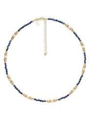 U.S. Polo Assn. Pozłacany naszyjnik z lapis lazuli - dł. 37 cm rozmiar: onesize. Niebieskie naszyjniki U.S. Polo Assn., z materiału, z lazurytem, metalowe. Za 108.99 zł.