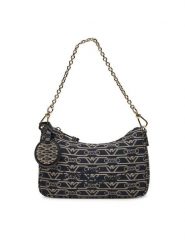 Emporio Armani Torebka EW001892 AF16095 FB237 Granatowy. Niebieskie torebki klasyczne Emporio Armani, bez wzorów, z materiału, bez dodatków. Za 519.99 zł.