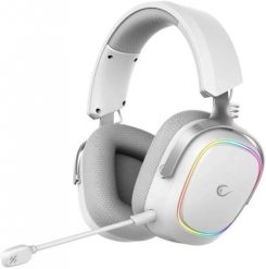 Słuchawki Rampage RETSU Słuchawki bezprzewodowe nauszne BT 2.4G RGB białe. Białe słuchawki nauszne Razer. Za 248.99 zł.