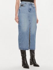 Liu Jo Spódnica jeansowa UF3169 D4861 Niebieski Regular Fit. Niebieskie spódnice Liu Jo, bez wzorów, z bawełny. Za 919.99 zł.