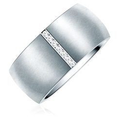 Rafaela Donata Stal nierdzewna Zdobienie kryształkami Swarovski® Pierścionki 1 ct Damski. Białe pierścionki Rafaela Donata, srebrne. Za 419.99 zł.