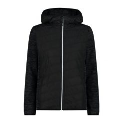 Damska kurtka z kapturem CMP. Czarne kurtki CMP, bez wzorów, z puchu, z kapturem. Za 382.50 zł.