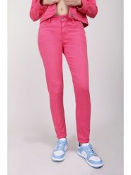 Blue Fire Dżinsy "Chloe" - Skinny fit - w kolorze różowym rozmiar: W29/L29. Różowe jeansy Blue Fire, l, z aplikacjami, klasyczne. Za 97.05 zł.