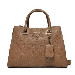 Torebka Guess. Brązowe torebki klasyczne Guess, z aplikacjami, klasyczne, bez dodatków. Za 369.99 zł.
