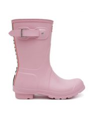 Hunter Kalosze WFS2353RMA Różowy. Czerwone kalosze Hunter, bez wzorów, z tworzywa sztucznego, bez zapięcia. Za 459.99 zł.