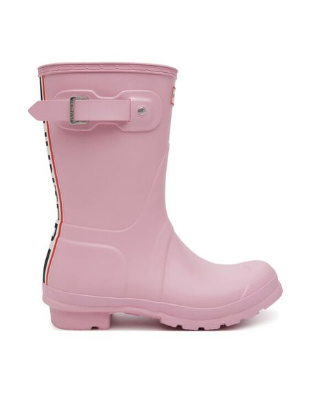 Hunter Kalosze WFS2353RMA Różowy. Czerwone kalosze Hunter, bez wzorów, z syntetyku, bez zapięcia. Za 369.99 zł.