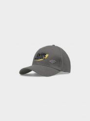 4F Czapka z daszkiem strapback uniseks 4F x Drift Masters - szara L/XL. Szare czapki z daszkiem 4f, na lato, bez wzorów, z bawełny, sportowe. W wyprzedaży za 79.99 zł.