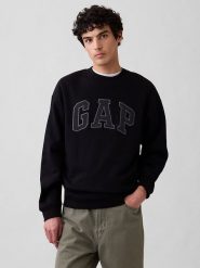 GAP Bluza w kolorze czarnym rozmiar: S. Czarne bluzy GAP, s, bez wzorów, bez ramiączek, bez kaptura. Za 101.94 zł.