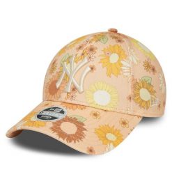 Czapka z daszkiem New Era. Brązowe czapki z daszkiem New Era, bez wzorów. Za 99.99 zł.