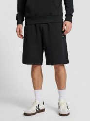 Hummel Szorty hmlPULSE LOOSE SWEAT SHORTS z bawełnianej mieszanki – BLACK. Czarne szorty sportowe Hummel, bez wzorów, z bawełny, z standardowym stanem, na fitness i siłownię. Za 131.57 zł.