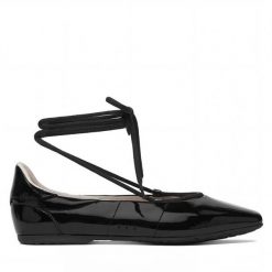 Baleriny Patrizia Pepe. Czarne baleriny Patrizia Pepe, bez wzorów, bez obcasa, bez zapięcia. Za 1,059.00 zł.