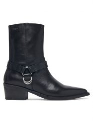 Vagabond Shoemakers Kowbojki Kelsey 6210-001-20 Czarny. Czarne botki Vagabond Shoemakers, bez wzorów, ze skóry, bez obcasa, na słupku, bez zapięcia. Za 779.99 zł.