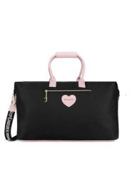 Juicy Couture Torba weekendowa CEO-BIJXT2544WPJ Czarny. Czarne torby podróżne Juicy Couture, bez wzorów, z tworzywa sztucznego. Za 369.99 zł.