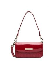 Nine West Torebka CEO-MISSISIPI-I-LDA8009 Czerwony. Czerwone torebki klasyczne Nine West, bez wzorów, z materiału, bez dodatków. Za 169.99 zł.