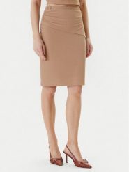 Guess Spódnica mini W5YD64 KAQL2 Beżowy Regular Fit. Brązowe spódnice Guess, xs, z aplikacjami, mini. Za 199.99 zł.