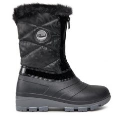 Śniegowce Olang. Czarne śniegowce Olang, bez wzorów, bez zapięcia. Za 349.99 zł.