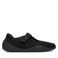 Baleriny Lacoste. Czarne baleriny Lacoste, bez wzorów, bez obcasa, bez zapięcia. Za 506.99 zł.