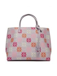 Pinko Torebka Carrie Shopper Classic PE 24 PLTT 102833 A1EM Fioletowy. Fioletowe shopper bag Pinko, bez wzorów, ze skóry, bez dodatków. Za 1,459.00 zł.