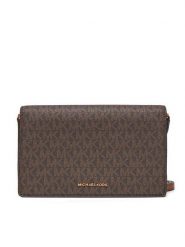 MICHAEL Michael Kors Torebka Jet Set 32T4GJ6C6B Brązowy. Brązowe listonoszki MICHAEL Michael Kors, bez wzorów, ze skóry, bez dodatków. Za 599.99 zł.