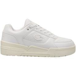 Buty Champion RD18 Heritage Quilt Low Cut S11710 WW002 białe. Białe buty treningowe z aplikacjami, z syntetyku, bez zapięcia. W wyprzedaży za 312.54 zł.