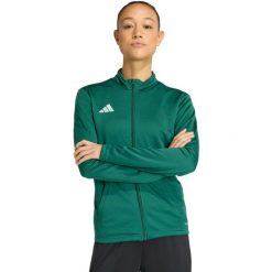 Bluza damska adidas Entrada 26 Track. Zielone bluzy adidas, bez wzorów, z poliesteru, bez kaptura, na fitness i siłownię, climacool (adidas). Za 121.99 zł.