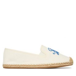 Espadryle Tommy Hilfiger. Białe espadryle Tommy Hilfiger, bez wzorów, bez obcasa. Za 289.99 zł.