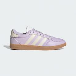 Buty Breaknet Sleek. Białe buty treningowe adidas, bez wzorów, z gumy, bez zapięcia. Za 239.00 zł.