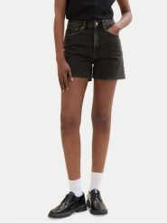 Tom Tailor Denim Szorty jeansowe 1041242 Czarny Mom Fit. Czarne szorty TOM TAILOR DENIM, bez wzorów, z bawełny. Za 299.99 zł.
